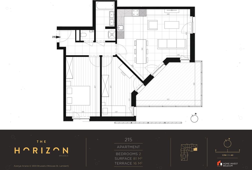 Appartement à louer à Woluwe-Saint-Lambert