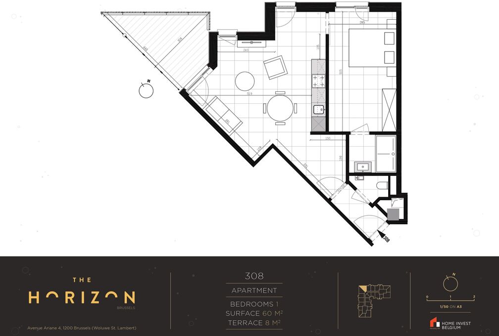 Appartement à louer à Woluwe-Saint-Lambert