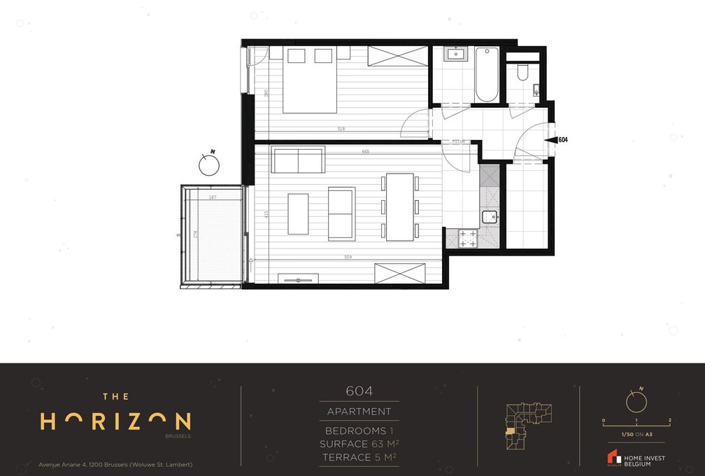 Appartement &agrave; louer &agrave; Woluwe-Saint-Lambert