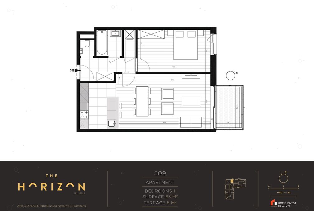 Appartement &agrave; louer &agrave; Woluwe-Saint-Lambert