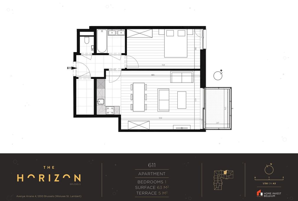 Flat for rent in Woluwe-Saint-Lambert