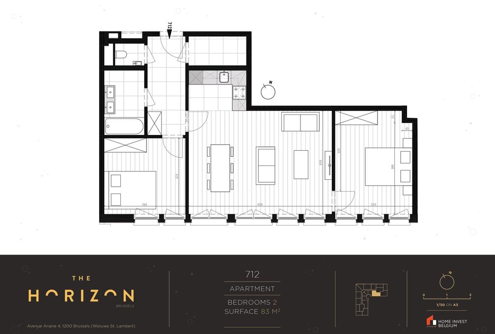 Flat for rent in Woluwe-Saint-Lambert