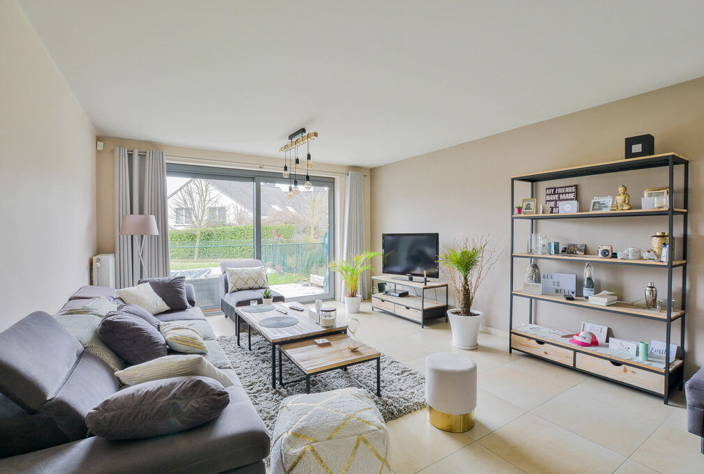 Gelijkvloerse verd. + tuin te huur in Wezembeek-Oppem