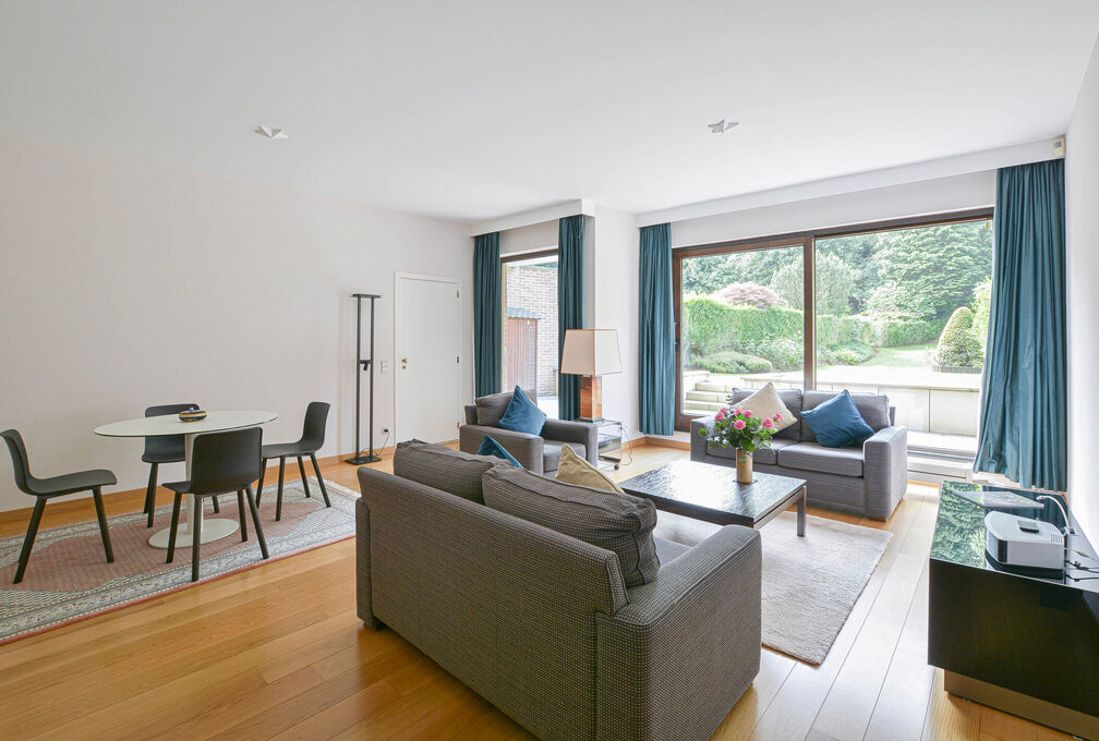 Gelijkvloerse verd. + tuin te koop in Woluwe-Saint-Pierre