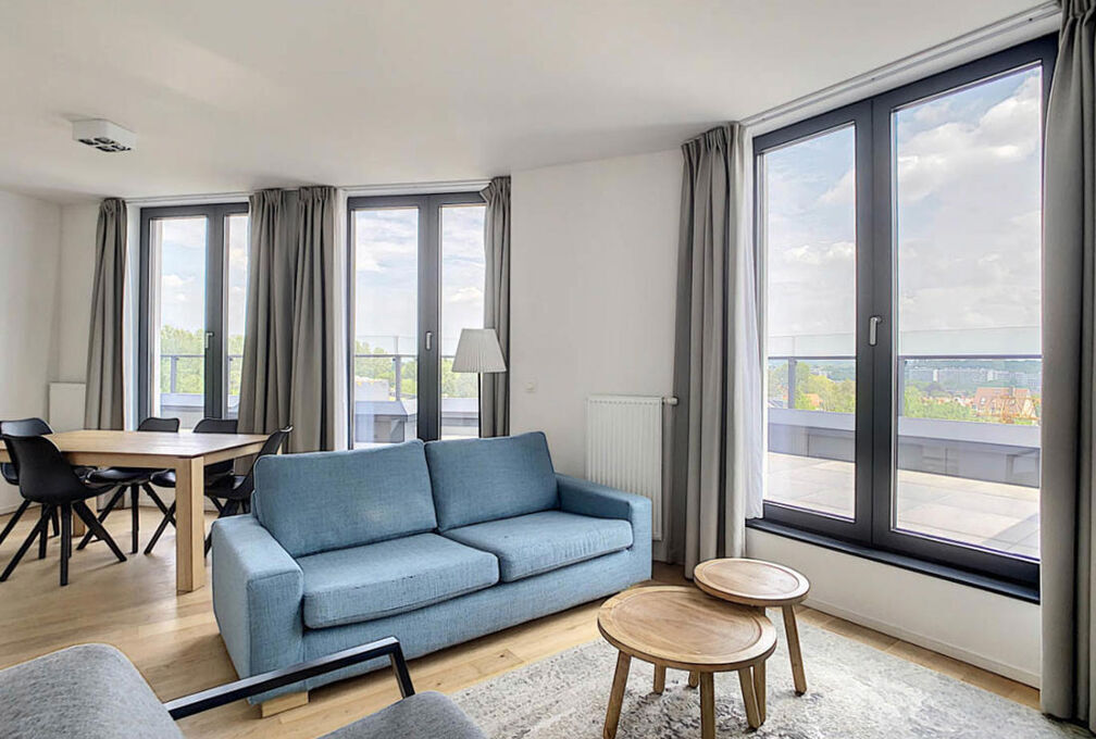 Penthouse te huur in Woluwe-Saint-Lambert
