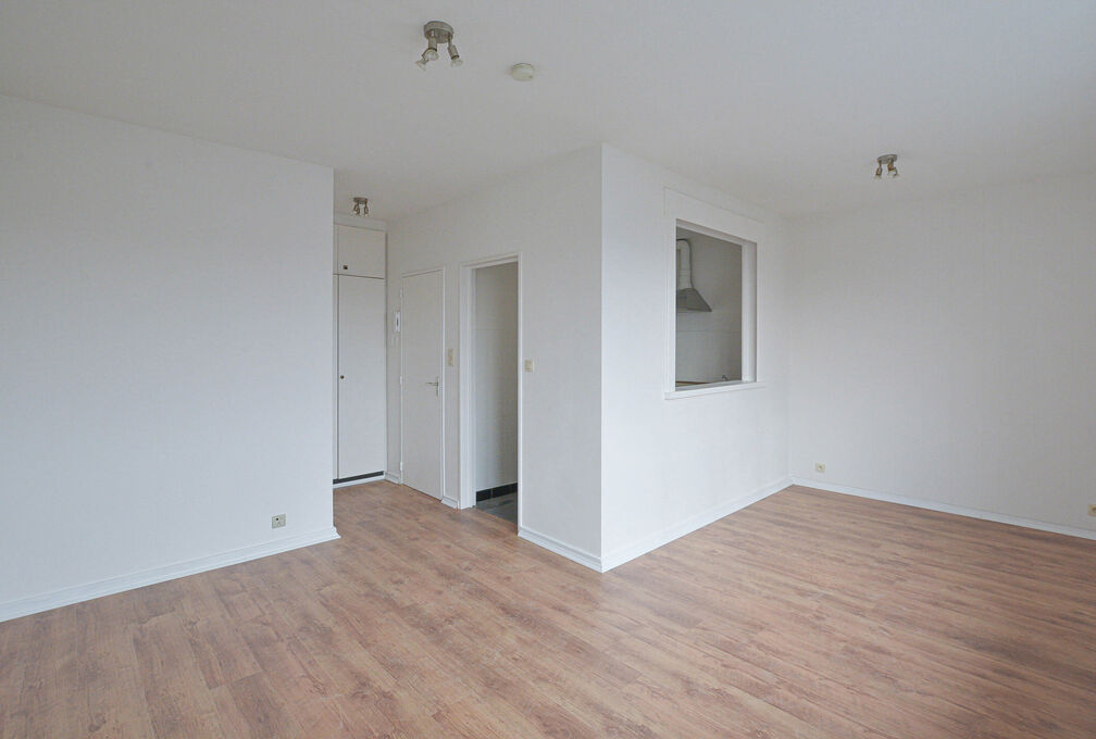 Maxime Real Estate stelt u een goed onderhouden studio voor.

Gelegen tussen het Fallon-stadion/Stokkel en nabij openbaar vervoer, scholen, winkels,...

Deze mooie studio +/-33m&sup2; (volgens EPC) is gelegen op de 7e en laatste verdieping en is samengesteld 
