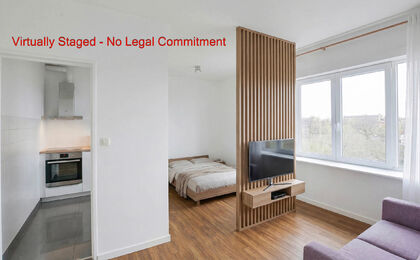 Maxime Real Estate vous propose un studio bien entretenu.

Idéalement situé entre le Stade Fallon et Stockel, à proximité des transports en commun, écoles, commerces, ...

Ce joli studio de +/-33m² (selon PEB) se trouve au 7e et dernier étage, et s